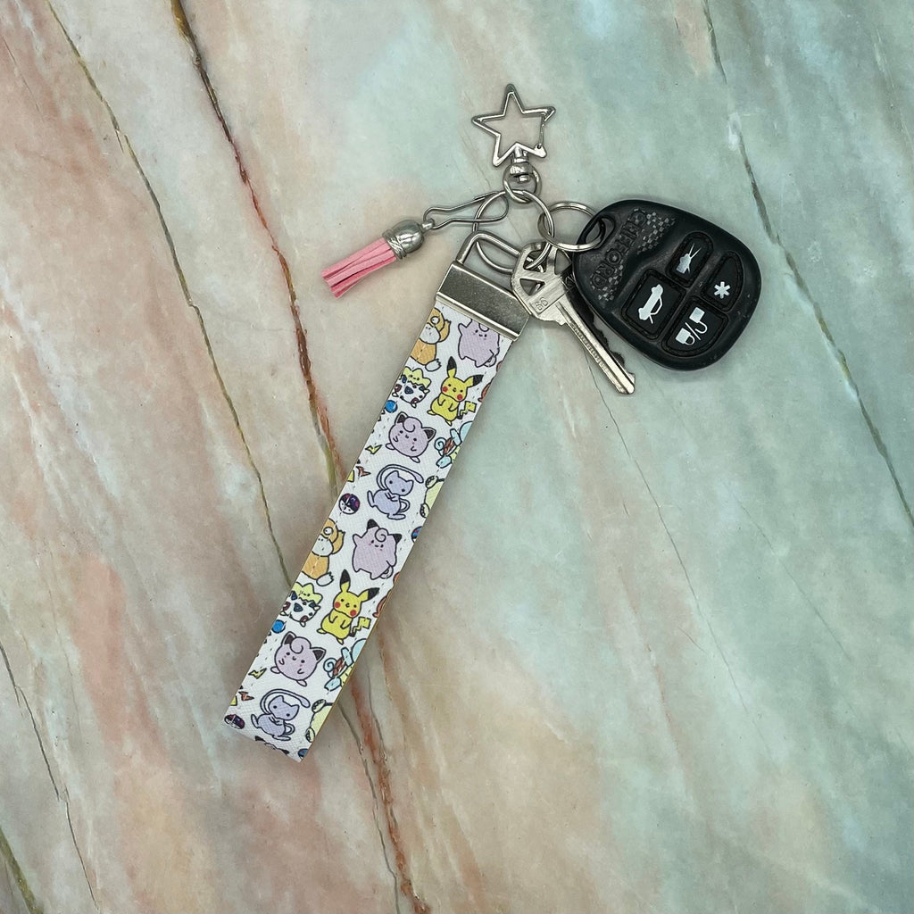 Pokémon Faux Leather Key Chain Wristlet Accessories